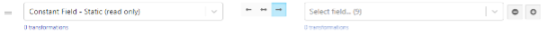 The Constant Field - Static option lets you map a non-existent read-only field to a hardcoded value.